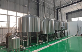 3000L brewery equipment with fermentation tanks, ice water tank, cold water tank